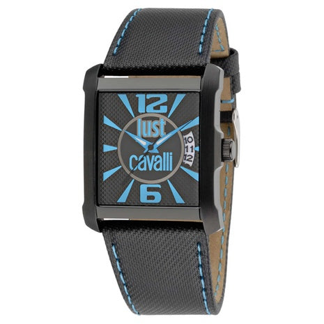 Just Cavalli Men's Rude Quartz Black Dial Watch
