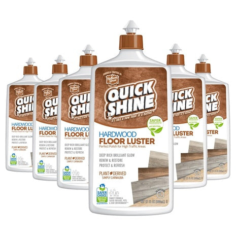 6 Bottles Quick Shine Hardwood Floor Luster Polish