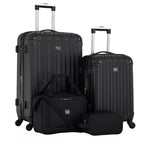 4-Piece Travelers Club Midtown Hardside Luggage Travel Set