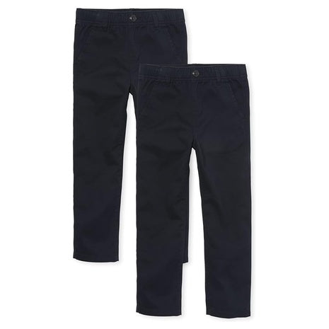 2-Pack The Children’s Place Boys Stretch Relaxed Straight Pants