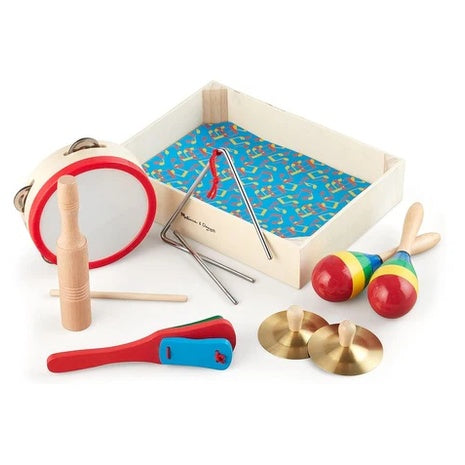 10-Piece Melissa & Doug Band-in-a-Box Musical Instrument Set