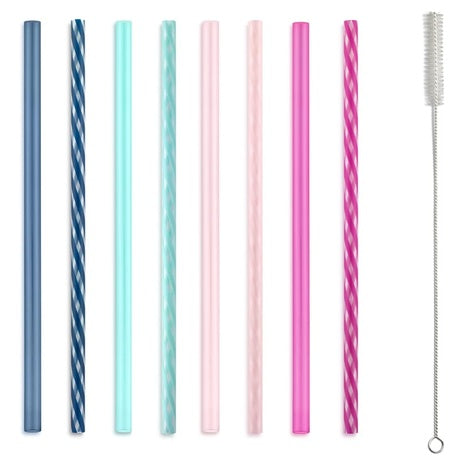 8-Pack Ello Impact Reusable Straws