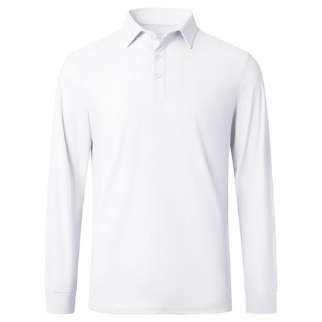 Long Sleeve UPF 50+ Sun Protection Polo (6 Colors)