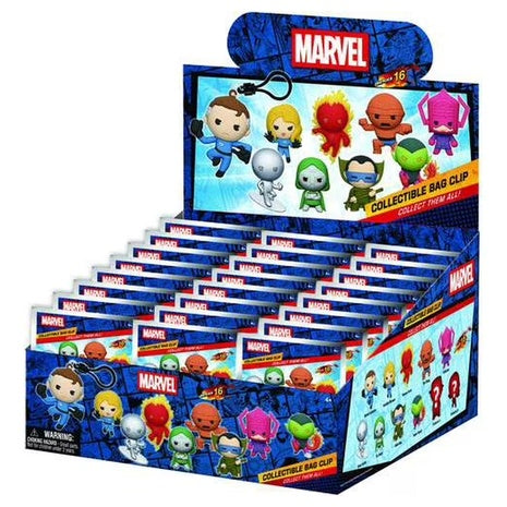 24-Piece Fantastic Four Classic Series 16-3D Foam Bag Clip Blind Bag