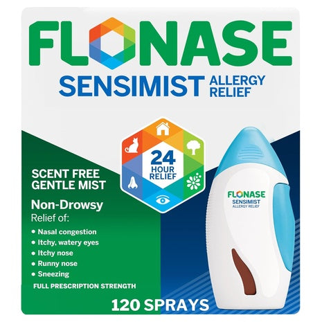Flonase Sensimist 24-Hour Allergy Relief Nasal Spray (120 Sprays)