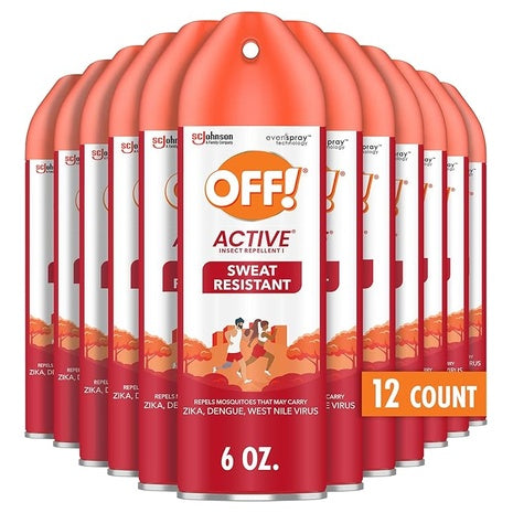 12-Pack OFF! Active Insect Repellent Spray (6oz)