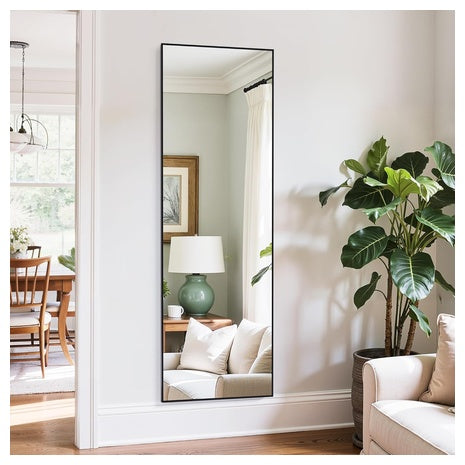 Simple Deluxe Full-Length Floor Mirror (64″ × 21″)