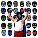 LED Light-Up Mask with Gesture Sensing