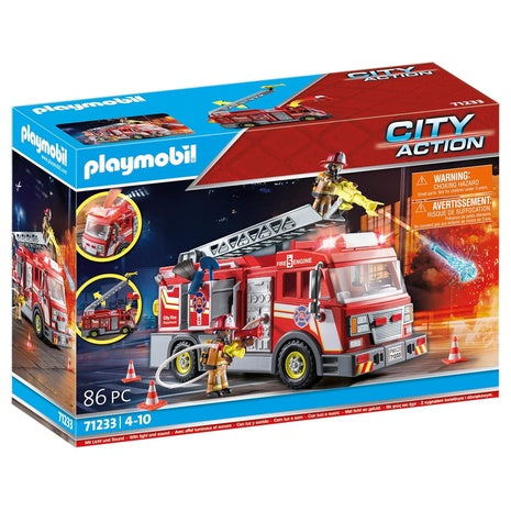 Playmobil Fire Truck with Accessories and 2 Figures