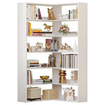 6 Tier Corner Bookshelf