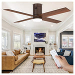 52" Ceiling Fan with Lights and Remote Control