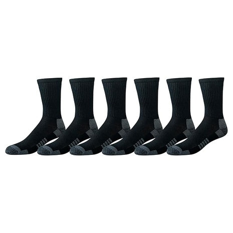 6 Pairs of Amazon Essentials Men’s Cotton Crew Socks