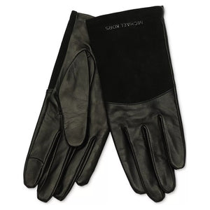 Michael Kors Women's Suede & Leather Tech Gloves