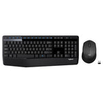 Logitech Wireless Full-Size Keyboard with Palm Rest & Mouse Combo