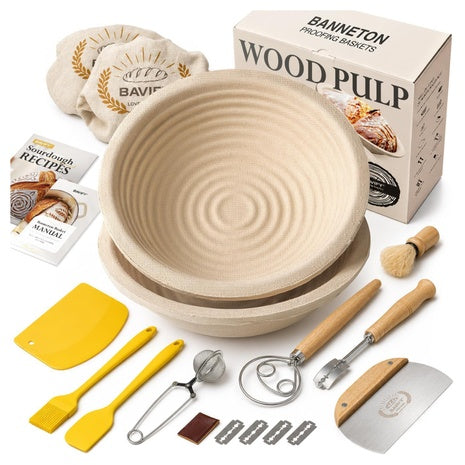 Wood Pulp Banneton Bread Proofing Baskets