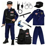 Kids SWAT Police Costume