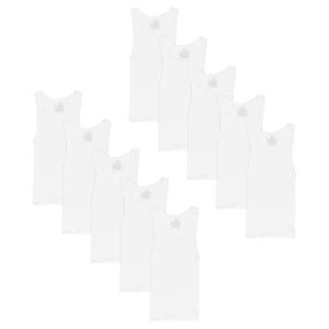 10-Pack Hanes Boys Tank Undershirts