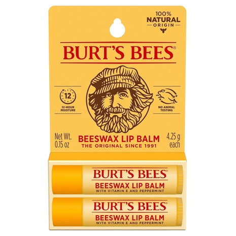 2-Pack Burt’s Bees Beeswax Lip Balm