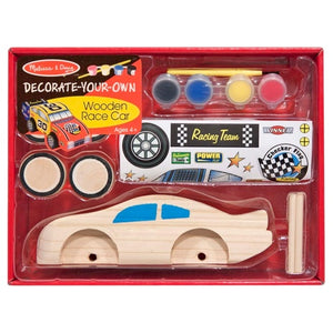 Melissa & Doug Decorate-Your-Own Wooden Race Car Craft Kit