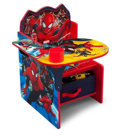 Marvel Spider-Man Chair Desk with Storage Bin