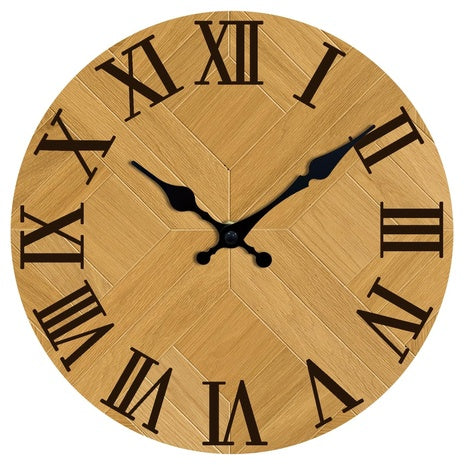 8" Silent Non-Ticking Roman Numerals Battery Operated Wall Clock
