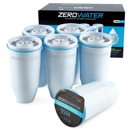 6-Pack Zerowater 5-Stage Water Filter Replacement
