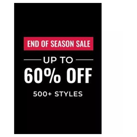 End Of Season Sale: Up To 60% Off On 500+ Styles At Clarks