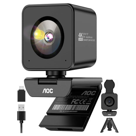 AOC 4K 1080P 60FPS Streaming Webcam