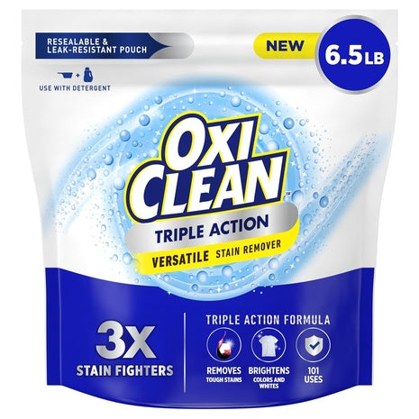 OxiClean Triple Action Versatile Stain Remover Powder (6.5lbs)