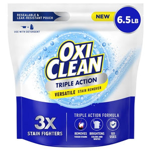 OxiClean Triple Action Versatile Stain Remover Powder (6.5lbs)