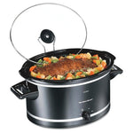 8-Quart Hamilton Beach Slow Cooker W/Temperature Settings And Glass Lid