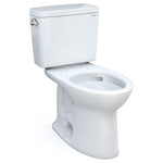 Toto Drake Two-Piece Elongated 1.6 GPF Tornado Flush Toilet W/ Cefiontect