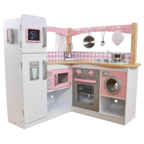 KidKraft Grand Gourmet Corner Wooden Play Kitchen Set