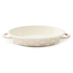 Rosy Check Medium Oval Gratin Dish