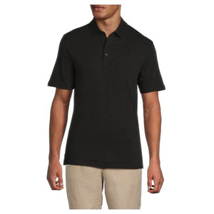 Vince Men's Solid Short Sleeve Polo