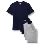 6 Amazon Essentials Men's Slim Fit Cotton Crew Neck Undershirts