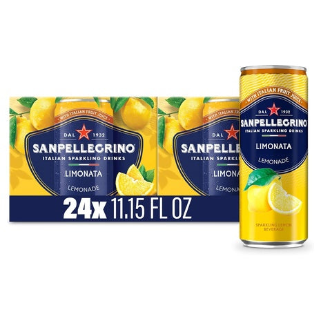 24 Cans Sparkling Lemon Sanpellegrino