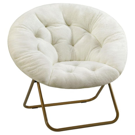 Faux Fur Lounge Seasting XL Circle Chair