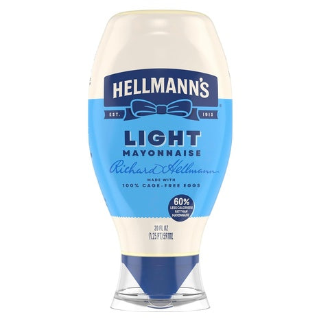 Hellmann’s Light Mayonnaise Squeeze Bottle (20oz)