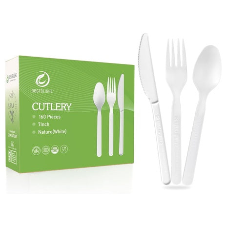 160, 380 Or 500 Piece Disposable Cutlery Sets On Sale