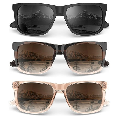 3-Pack Women’s Polarized Sunglasses