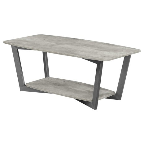 Convenience Concepts Graystone 2-Tier Coffee Table