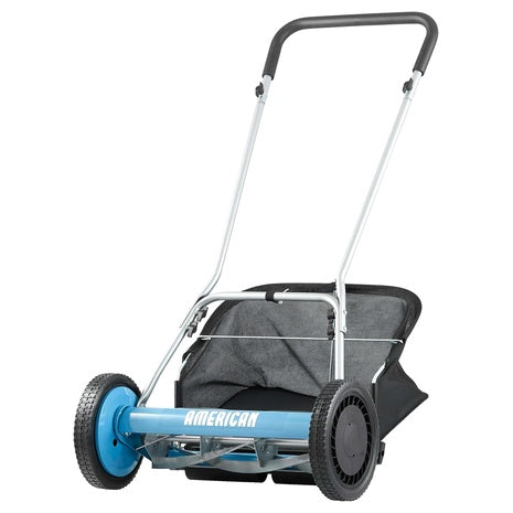 18" American Lawn Mower Reel Mower With Grass Catcher