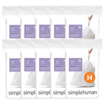 200-Count 8-9 Gallon Code H Custom Fit Liners Trash Bags
