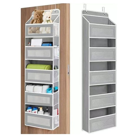 5-Tier Multi-compartment Hanging Door Storage Rack