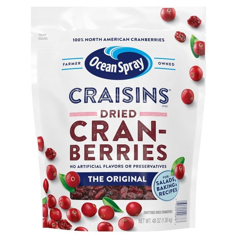 Ocean Spray Craisins Dried Cranberries (48oz)