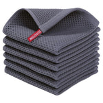6-Pack 12" X 12" Ultra Soft 100% Cotton Waffle Weave Dish Cloths