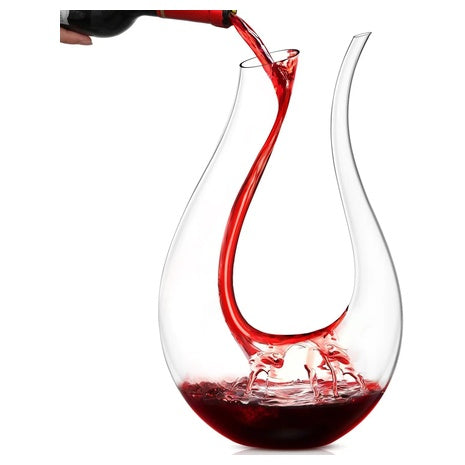 Hand Blown Lead-free Crystal Wine Decanter