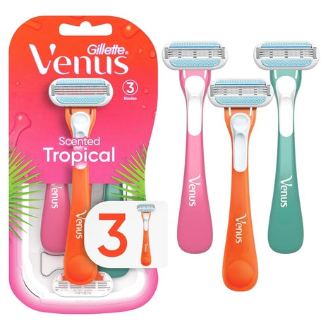 3 Gillette Venus Tropical Disposable Razors