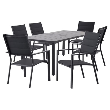Mainstays Dashwood 7-Piece Steel Outdoor Dining Set